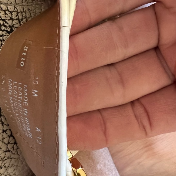 Tory Burch White Platform Wedge Sandals Size 10 - Picture 7 of 7